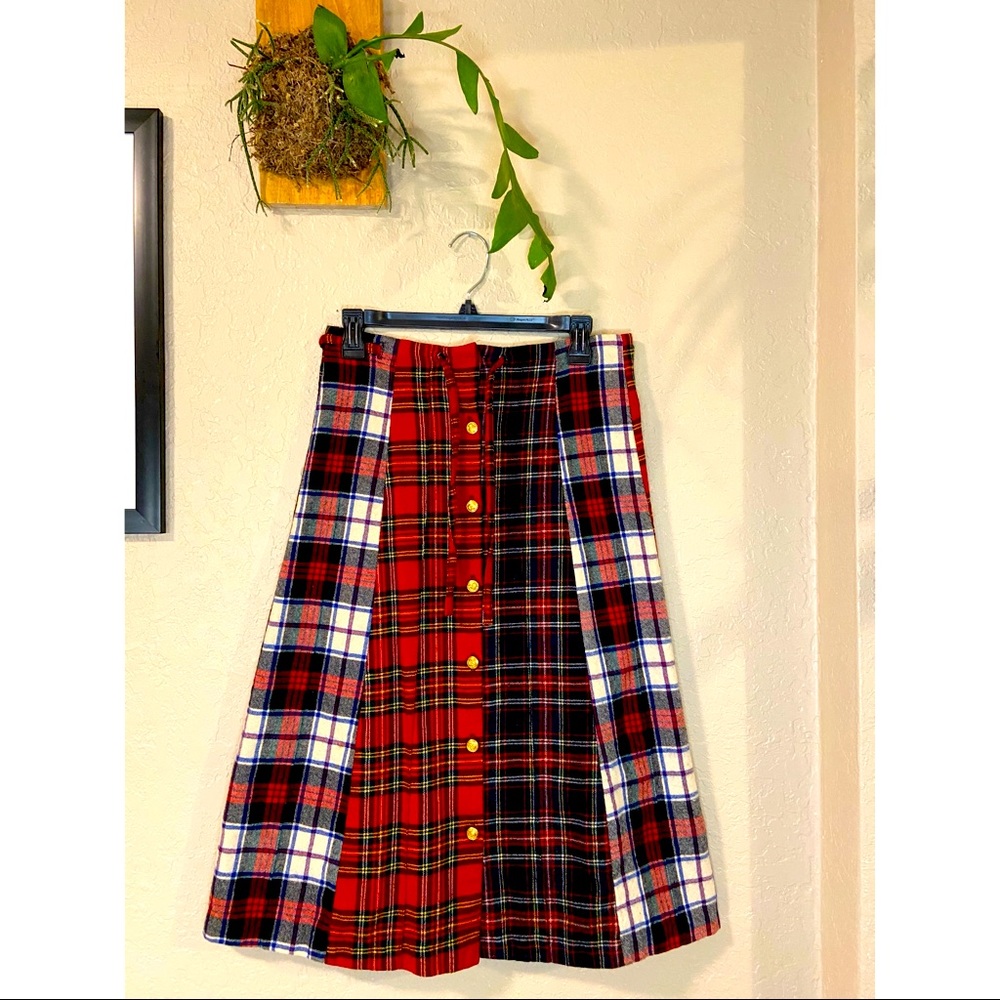 Vintage Plaid Skirt